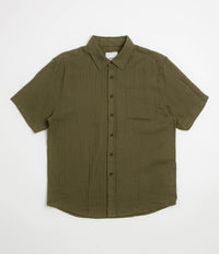 Katin Alan Solid Short Sleeve Shirt in Olive Night