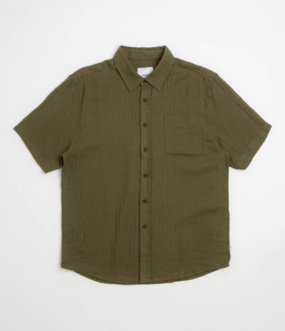 Katin Alan Solid Short Sleeve Shirt - Olive Night