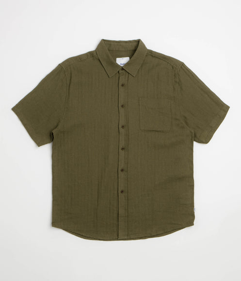Katin Alan Solid Short Sleeve Shirt - Olive Night