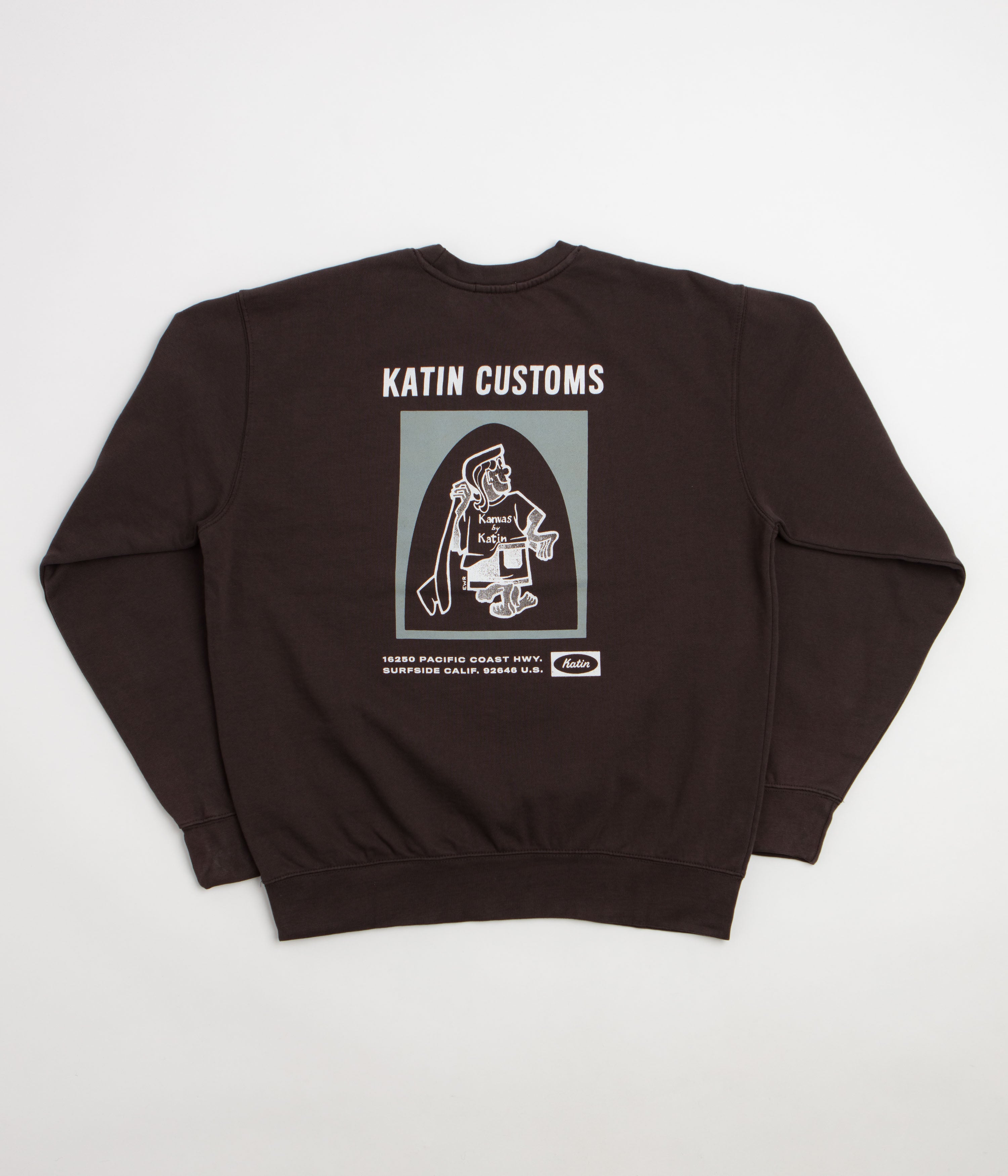 Katin Assembly Crewneck Sweatshirt - Black Wash