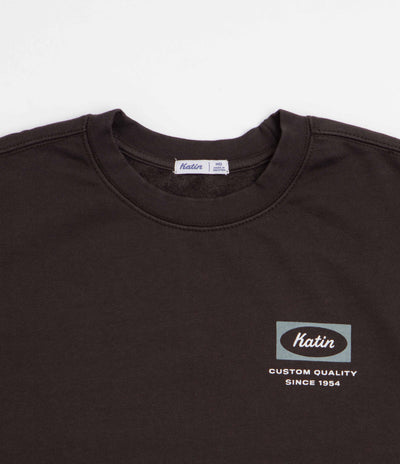 Katin Assembly Crewneck Sweatshirt in Black Wash