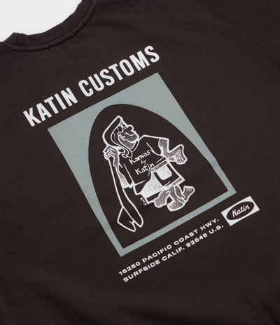 Katin Assembly Crewneck Sweatshirt in Black Wash