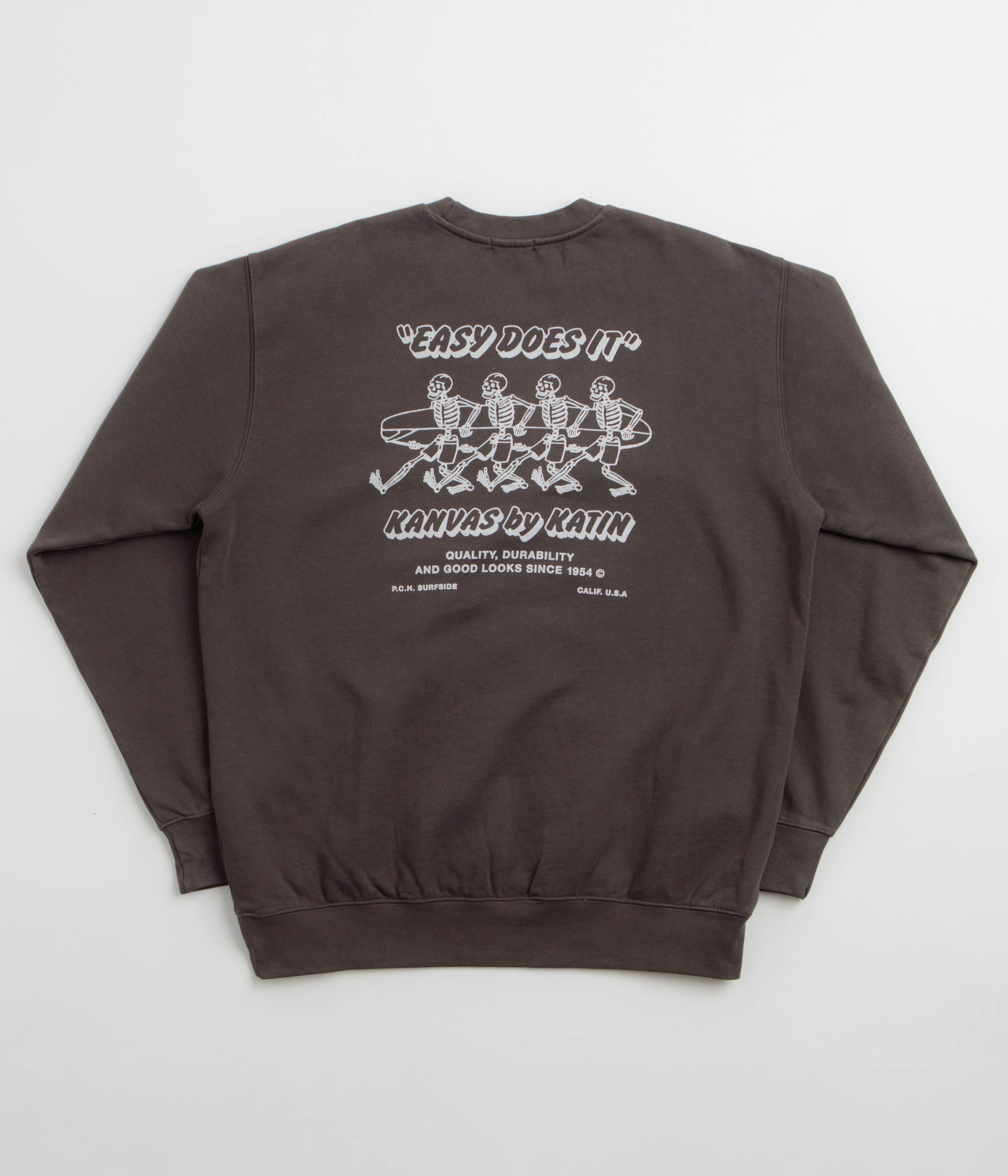 Katin Bones Crewneck Sweatshirt - Lead Vintage Wash