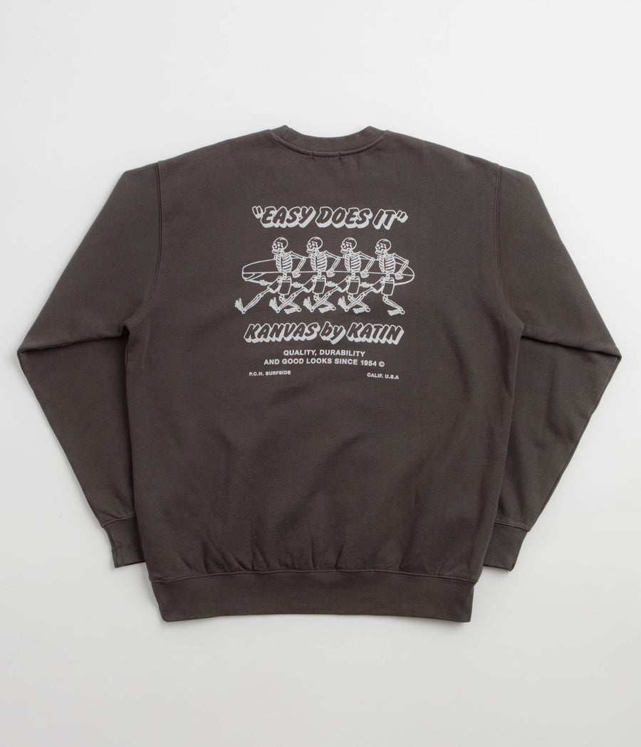 Katin Bones Crewneck Sweatshirt - Lead Vintage Wash