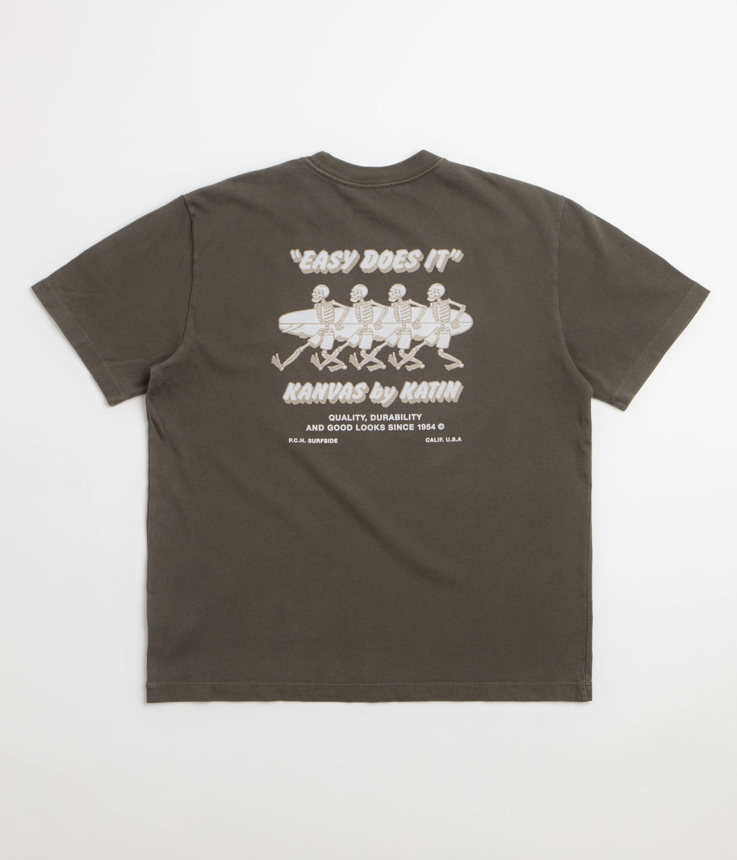 Katin Bones T-Shirt - Lead Vintage Wash