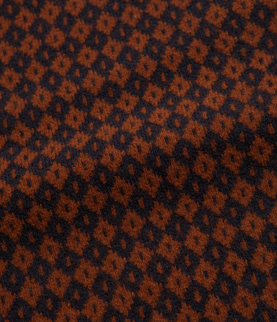 Katin Check Crewneck Sweatshirt - Rust / Navy