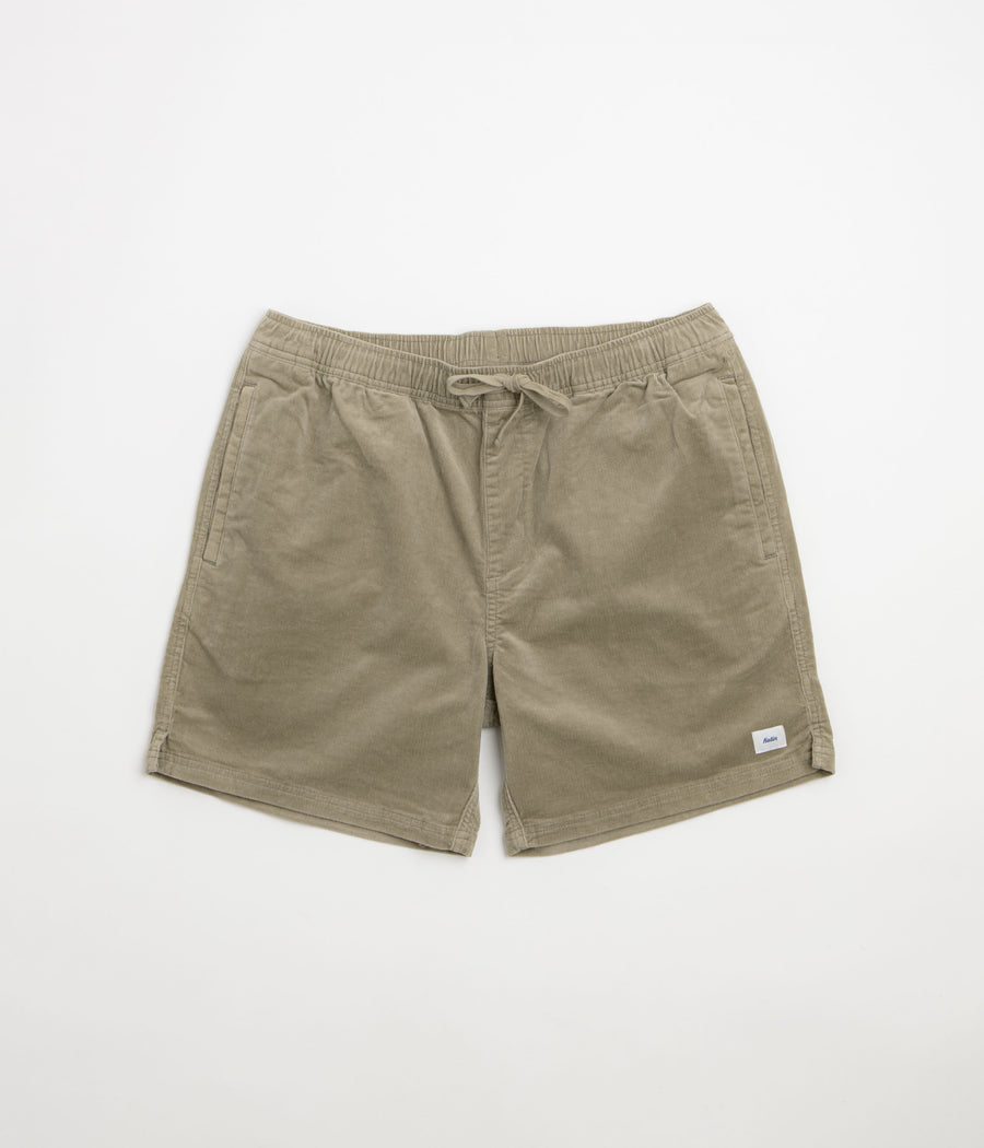 Katin Cord Local Shorts in Warm Grey and White
