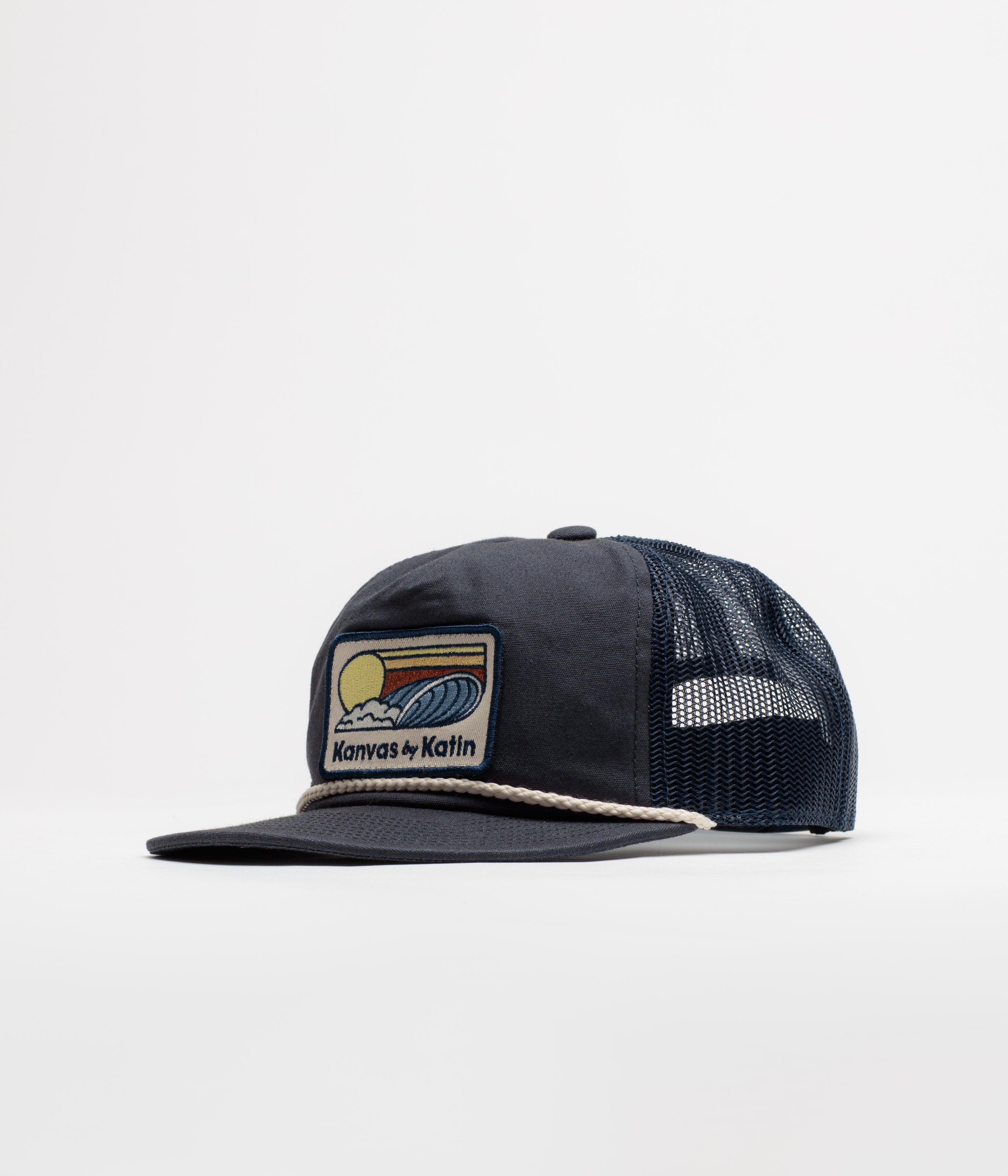 Katin Cruz Canvas Trucker Cap in Washed Blue