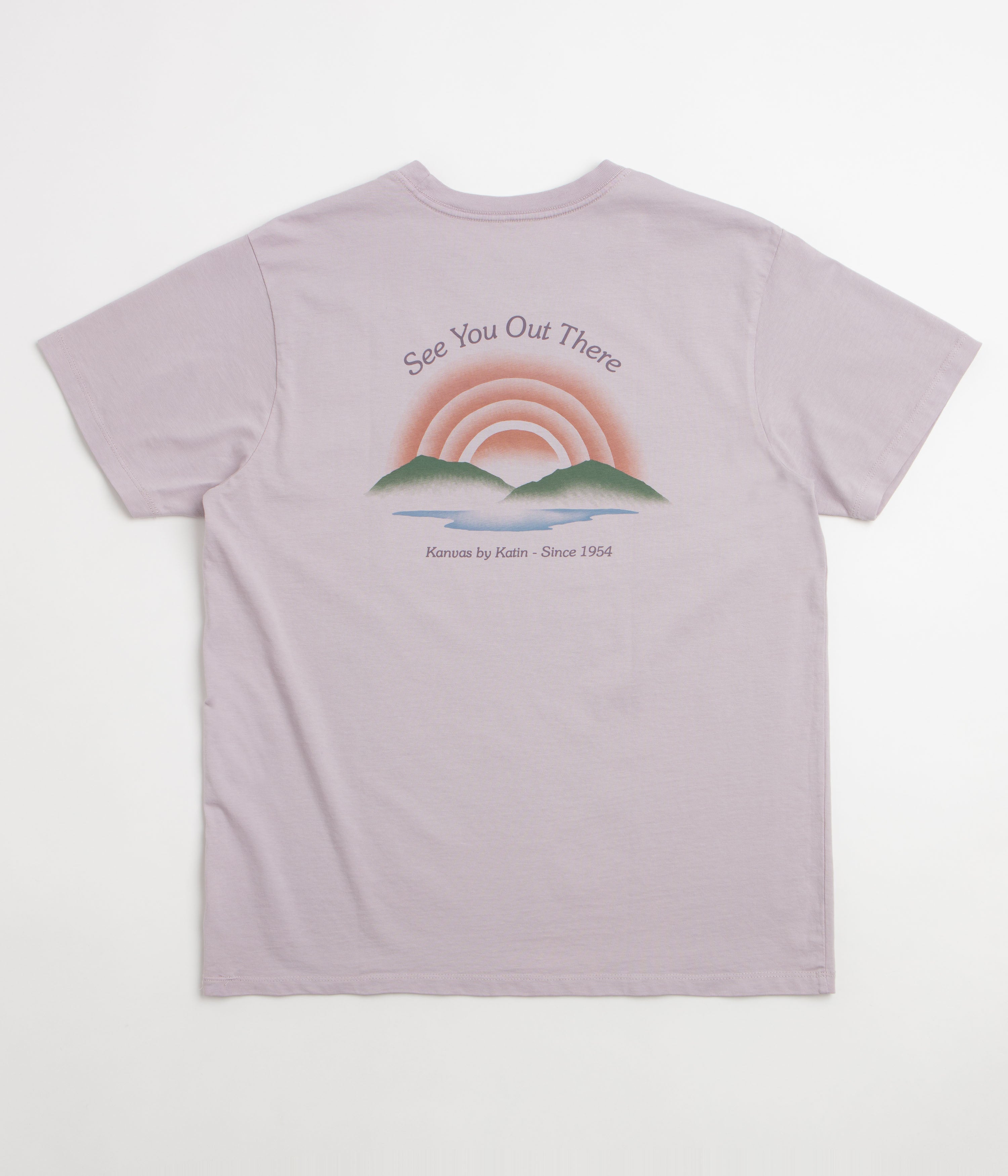 Katin Distance T-Shirt in Lavender Pigment Dye