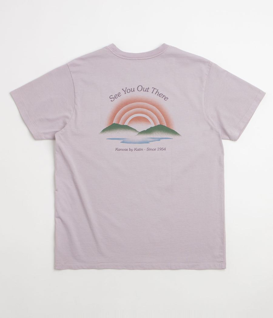Katin Distance T-Shirt in Lavender Pigment Dye