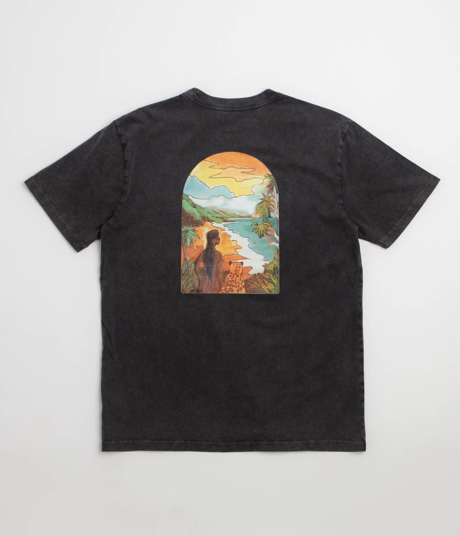 Katin Eden T-Shirt in Black Sand Wash