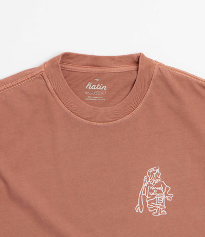 Katin Hot Line T-Shirt in Red Clay