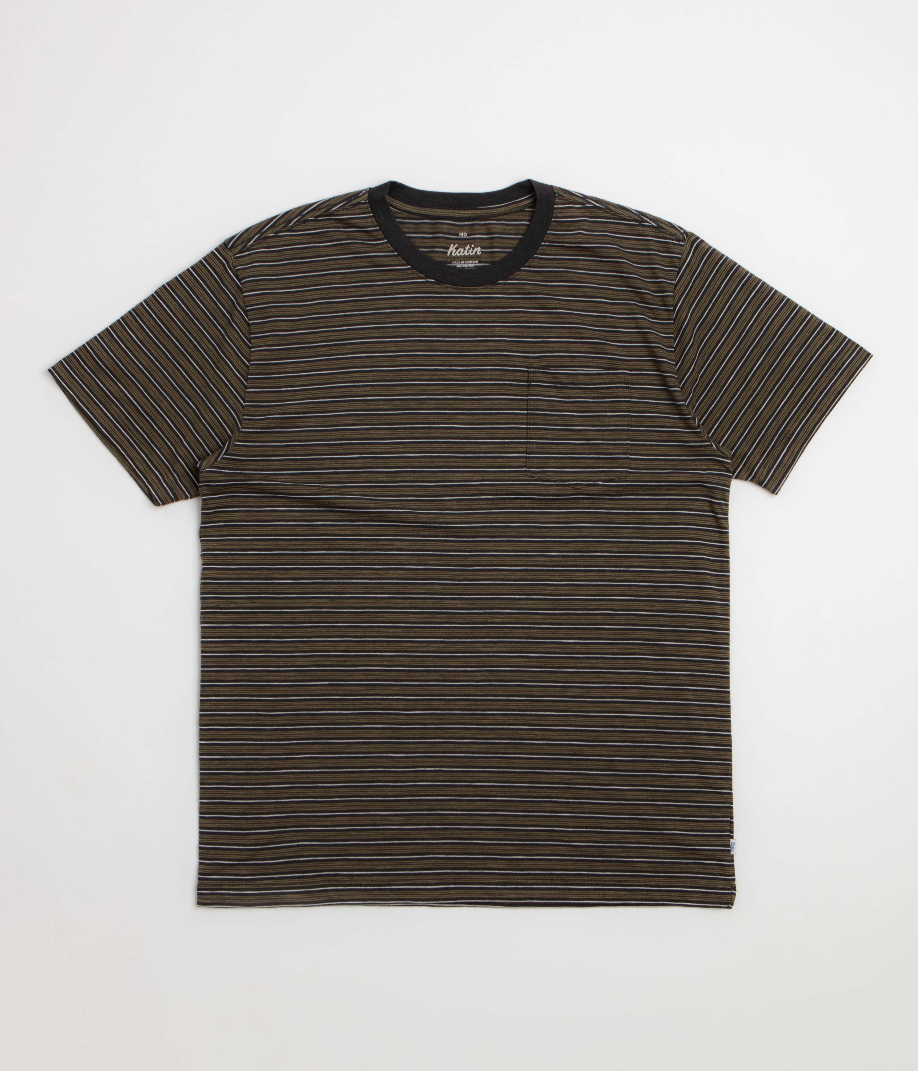 Katin Rural Pocket T-Shirt in Black Wash