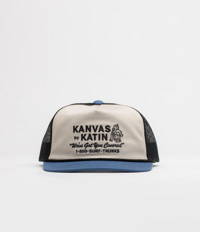 Katin Service Trucker Cap - Vintage White / Washed Blue