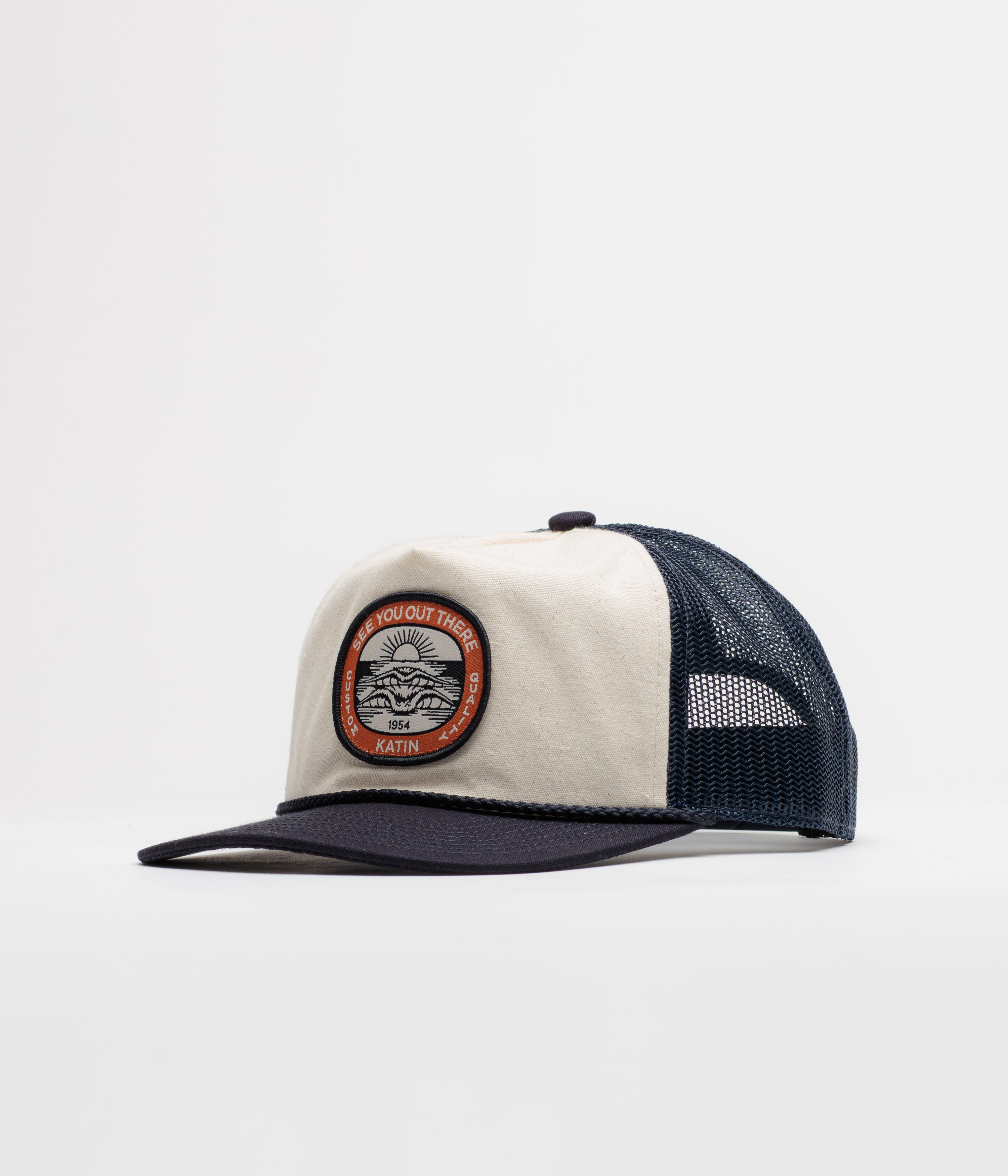 Katin Set Trucker Cap in Vintage White
