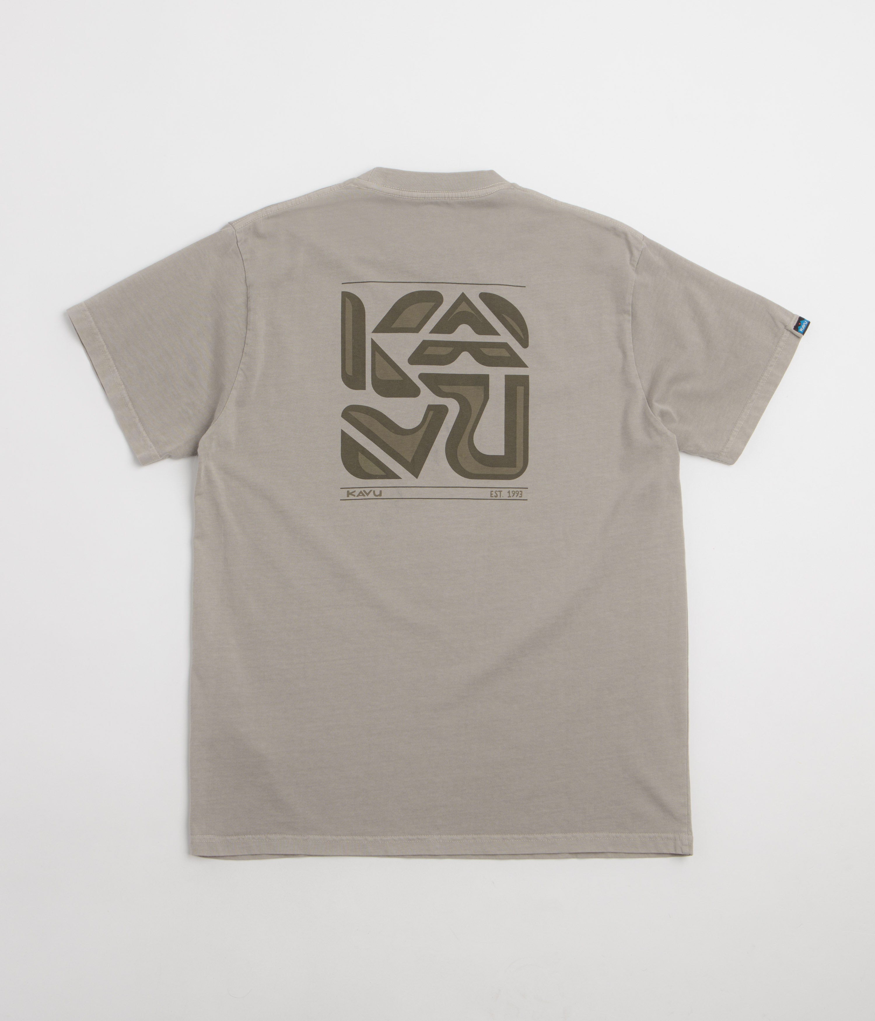 Kavu Cubed T-Shirt - Greige
