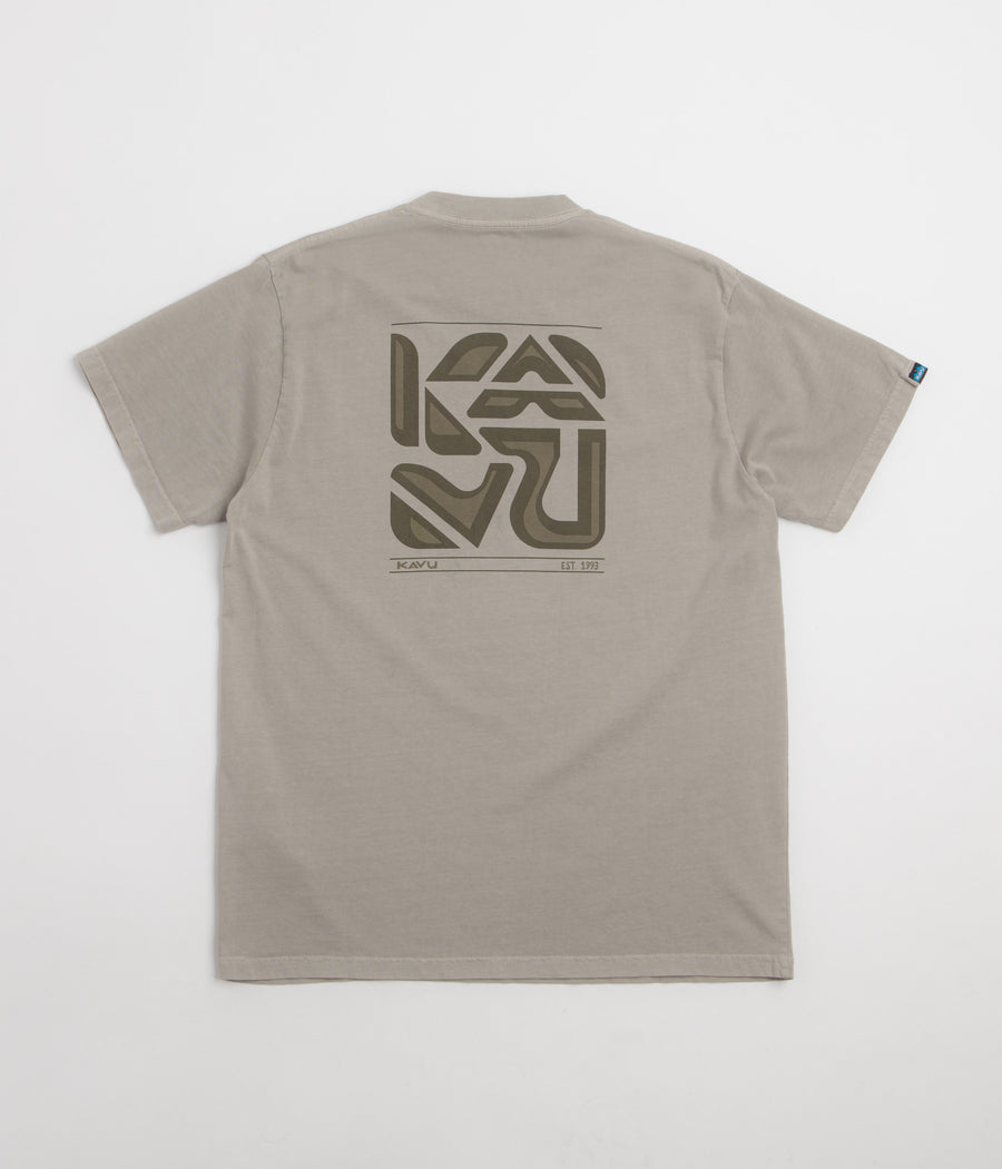 Kavu Cubed T-Shirt - Greige