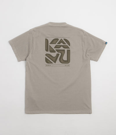 Kavu Cubed T-Shirt - Greige
