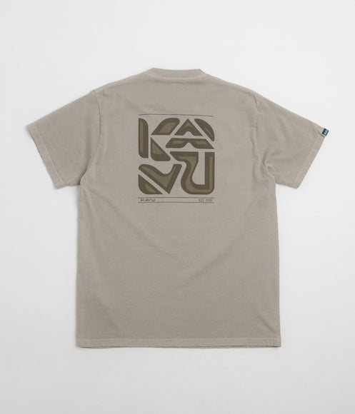 Kavu Cubed T-Shirt - Greige