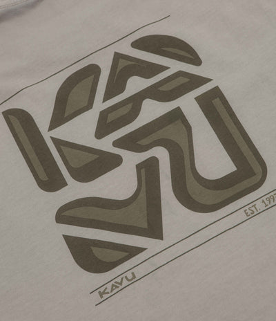 Kavu Cubed T-Shirt - Greige