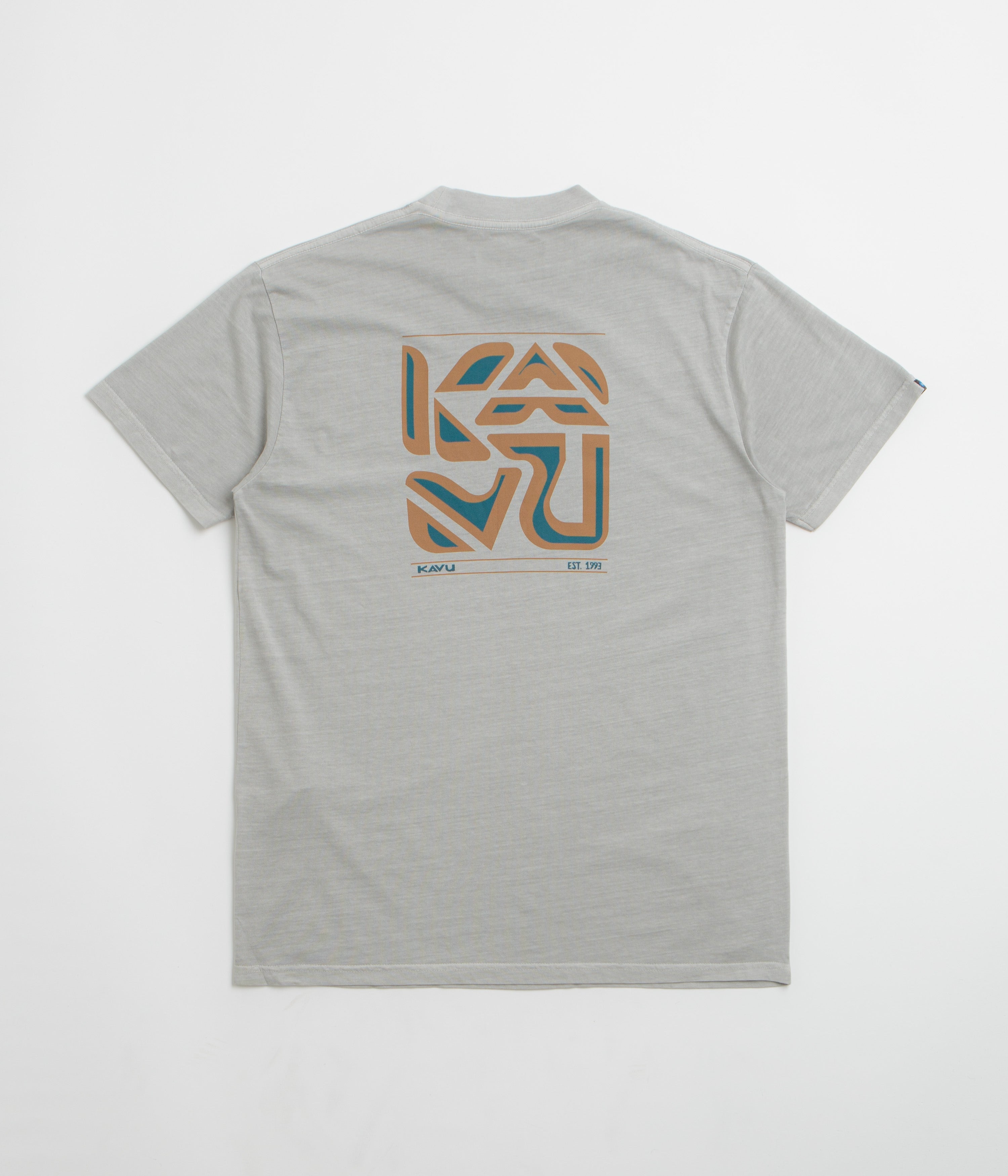 Kavu Cubed T-Shirt in Ultimate Grey