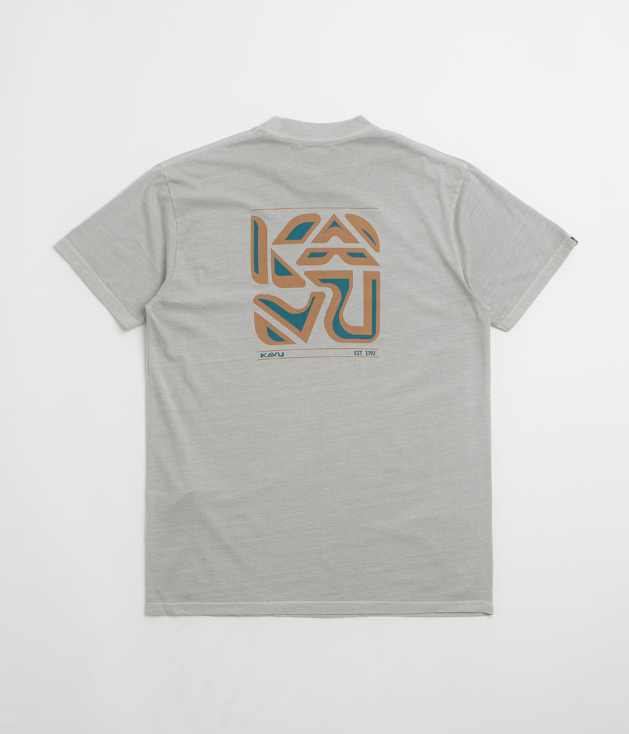 Kavu Cubed T-Shirt in Ultimate Grey