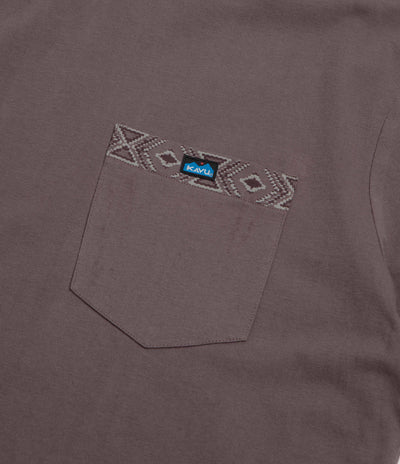 Kavu Pacific Pocket T-Shirt - Dark Grey