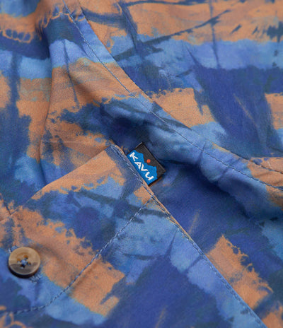 Kavu River Wrangler Short Sleeve Shirt - Circle Tie Dye