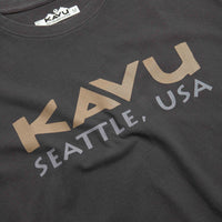Kavu Spellout T-Shirt - Black Licorice thumbnail