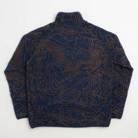 Kavu Teannaway Fleece - Blue Water Topo thumbnail
