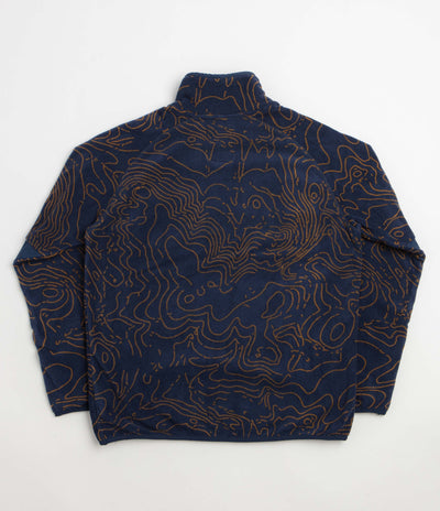 Kavu Teannaway Fleece - Blue Water Topo