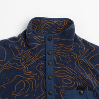 Kavu Teannaway Fleece - Blue Water Topo thumbnail