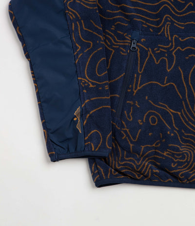 Kavu Teannaway Fleece - Blue Water Topo