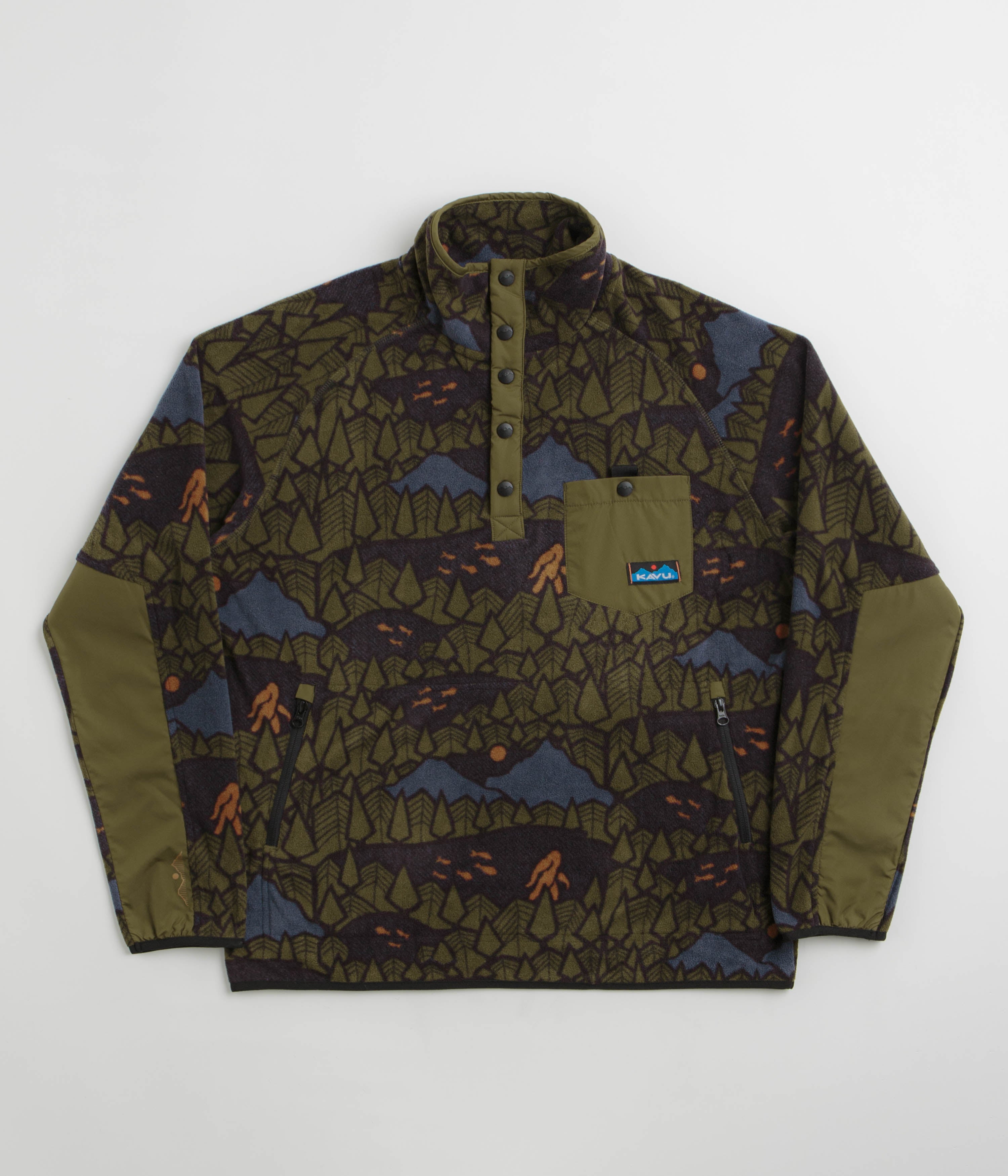 Kavu Teannaway Fleece in Sasquatch Night