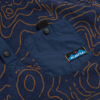 Kavu Teannaway Hoodie - Blue Water Topo thumbnail