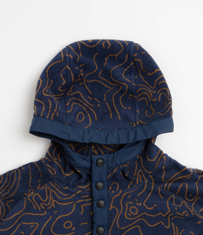 Kavu Teannaway Hoodie - Blue Water Topo