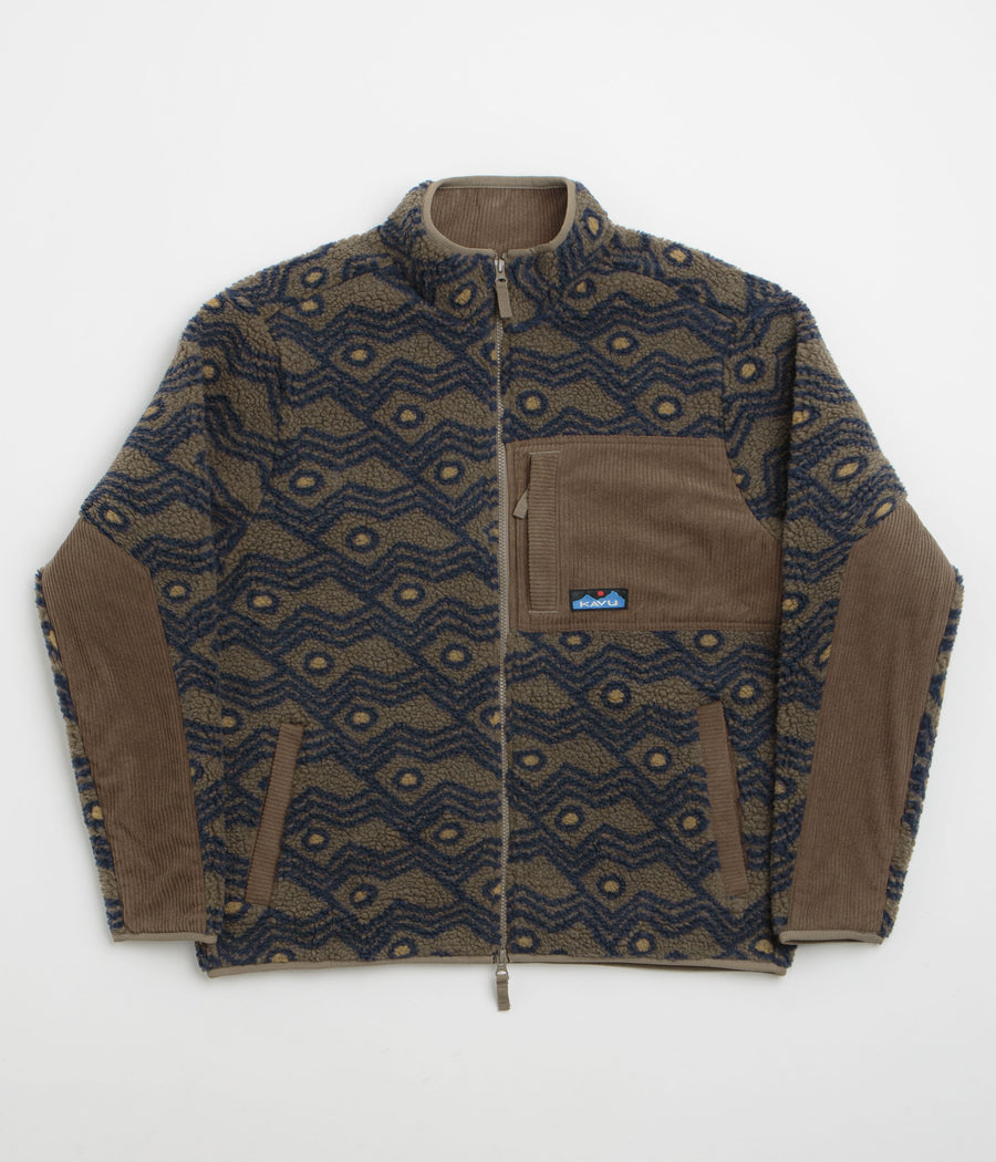 Kavu Wayside Fleece in Walnut Mountain