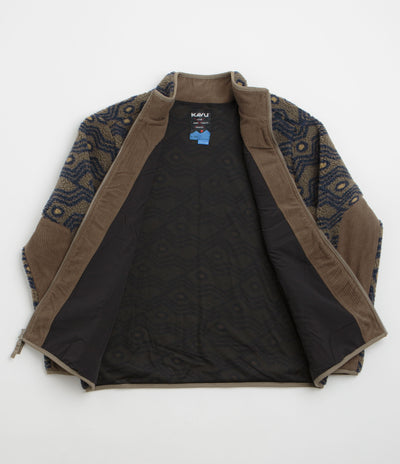 Kavu Wayside Fleece in Walnut Mountain