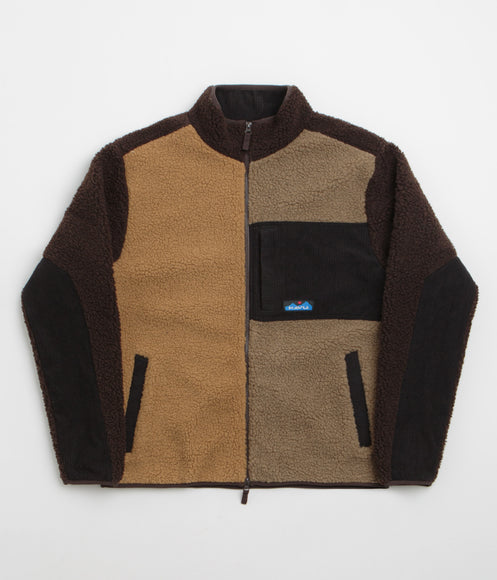 Kavu Wayside Fleece - Wild Wood Block