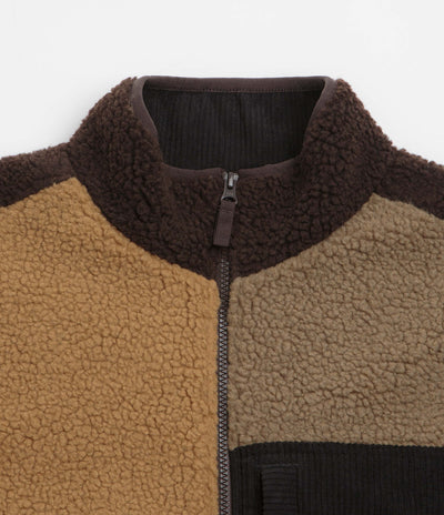 Kavu Wayside Fleece in Wild Wood Block