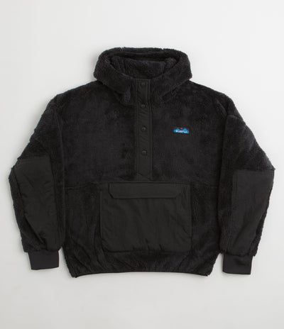 Kavu Womens Moon Ridge Hooded Fleece - Blackout