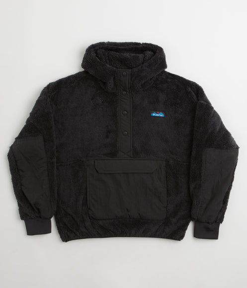 Kavu Womens Moon Ridge Hooded Fleece - Blackout