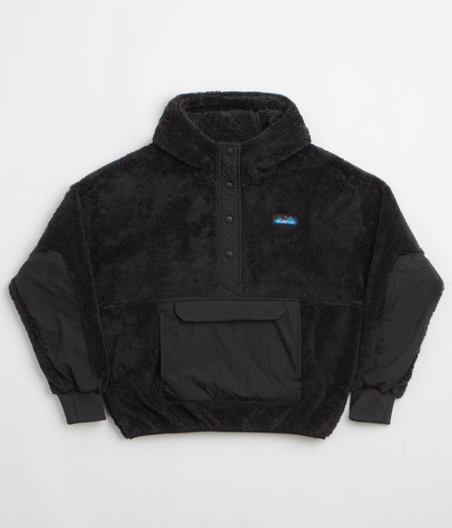 Kavu Womens Moon Ridge Hooded Fleece - Blackout