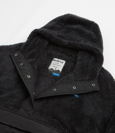 Kavu Womens Moon Ridge Hooded Fleece - Blackout