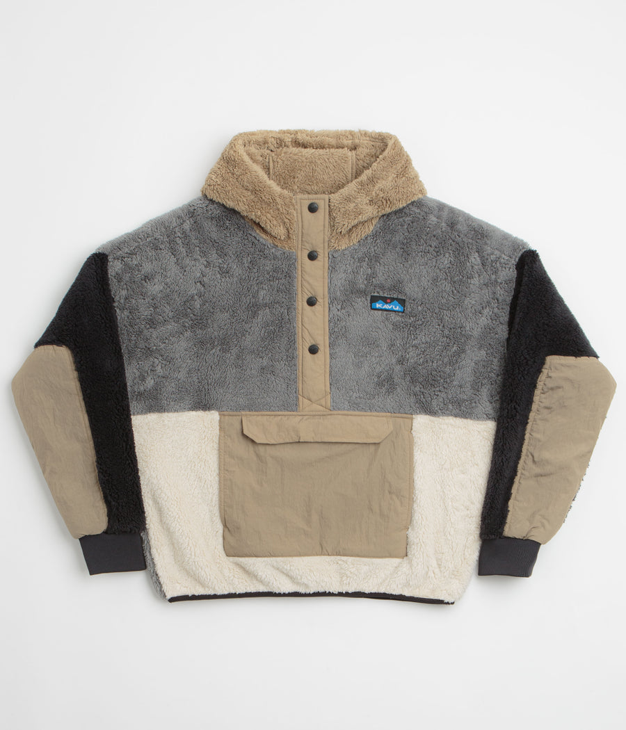 Kavu Womens Moon Ridge Hooded Fleece - Shadow Block