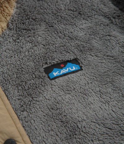 Kavu Womens Moon Ridge Hooded Fleece - Shadow Block