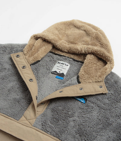 Kavu Womens Moon Ridge Hooded Fleece - Shadow Block