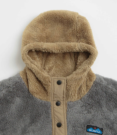 Kavu Womens Moon Ridge Hooded Fleece - Shadow Block