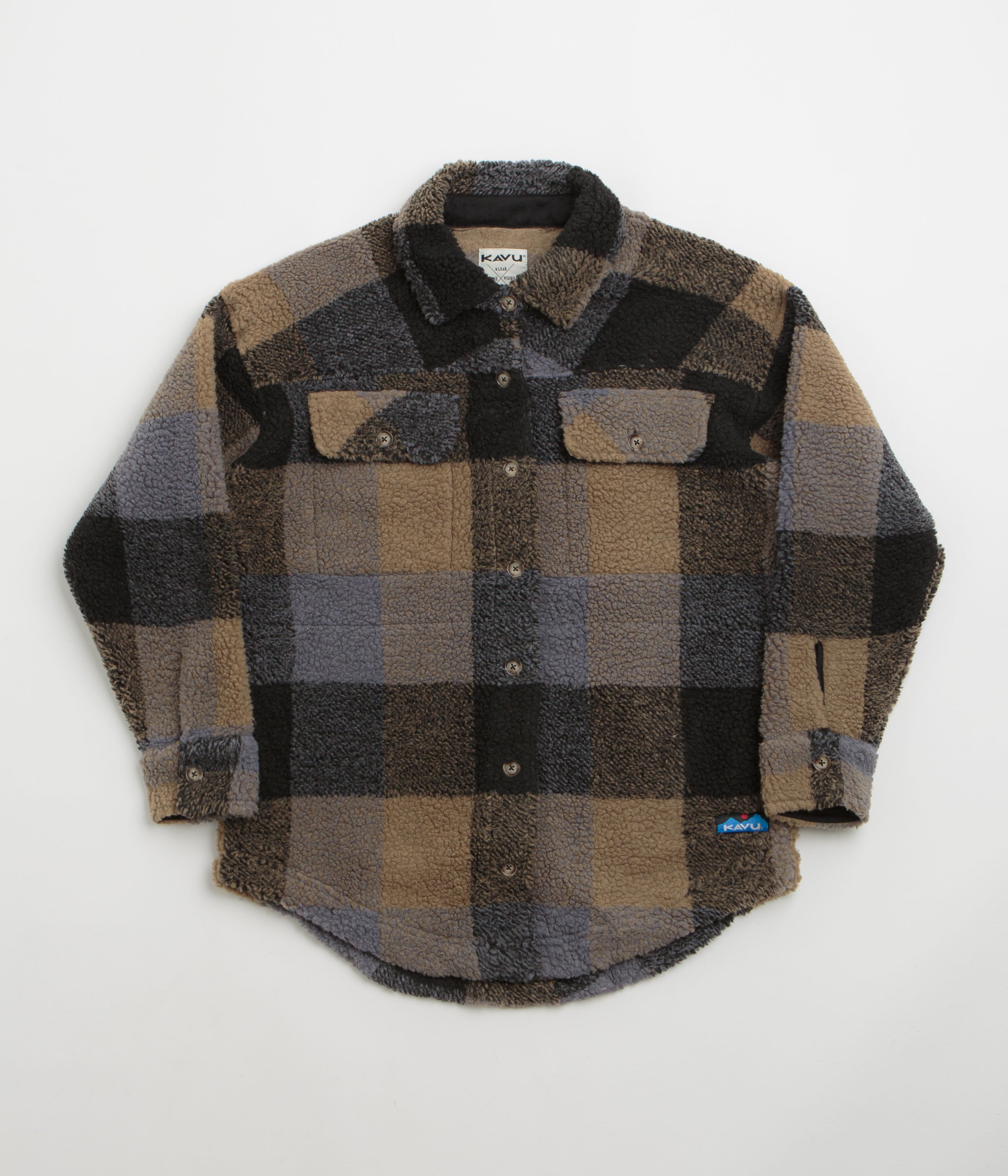 Kavu Womens Northern Sky Shirt Jacket in Nightshade Plaid