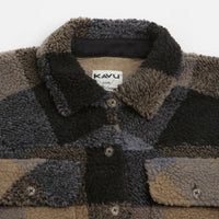 Kavu Womens Northern Sky Shirt Jacket in Nightshade Plaid thumbnail